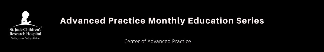 Advanced Practice Monthly Education Series Banner